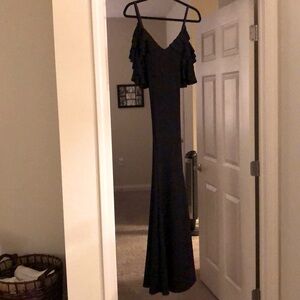 Black formal maxi